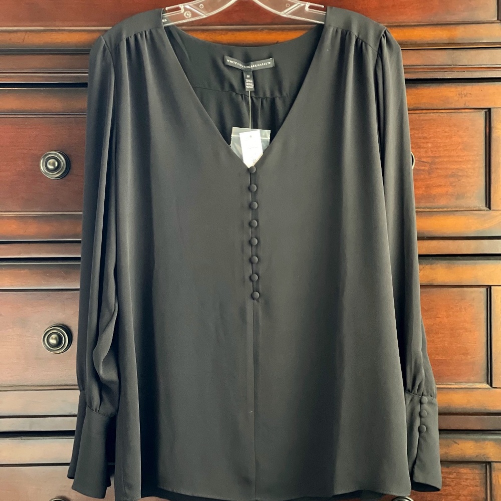 White House Black Market - Black Blouse